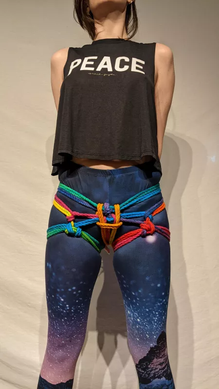 First time tying the newest version of my hip harness.