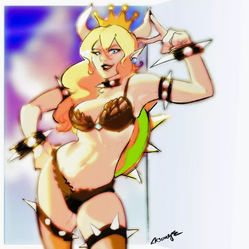 Fit Bowsette (cksongz)[mario]