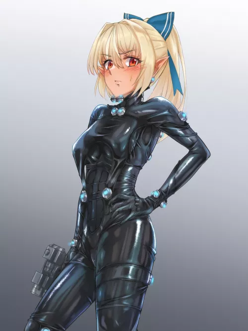 Flare in Gantz suit (Parazan D ) [Hololive/ Gantz]