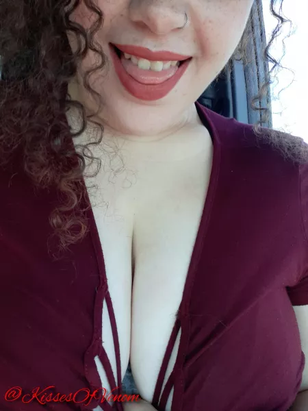 Flashed my tits in the car! I think I might post it laterπ