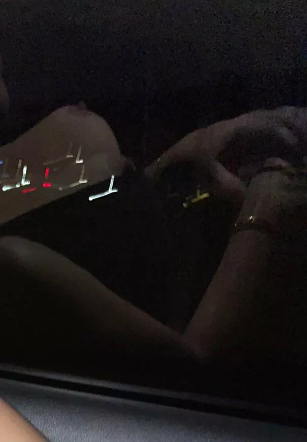 Flashing the Uber driver Flashing the Uber driver