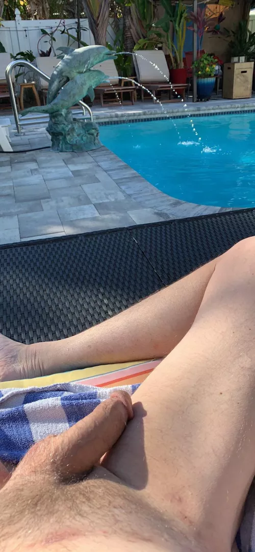 Florida Sun Feels so Good. If U Were Here We Could Enjoy Together