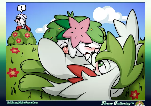 Flower Gathering [MF] (AlbinoRayneDeer)