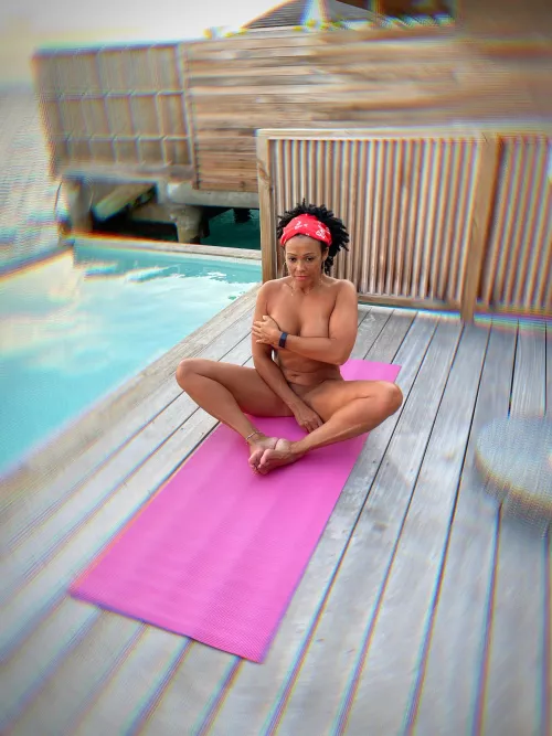 Focus before my yoga