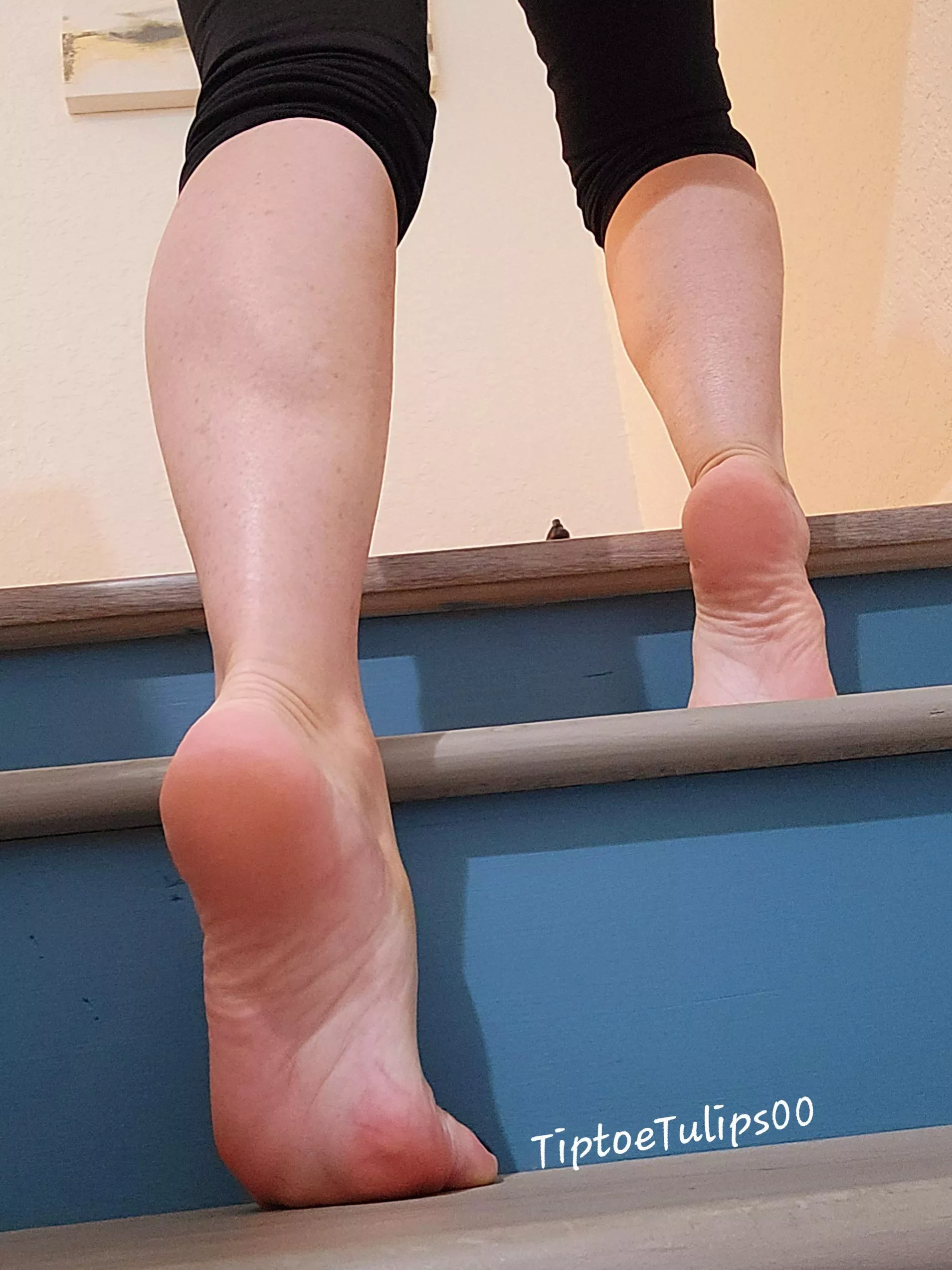 Follow me... the bedroom is this way