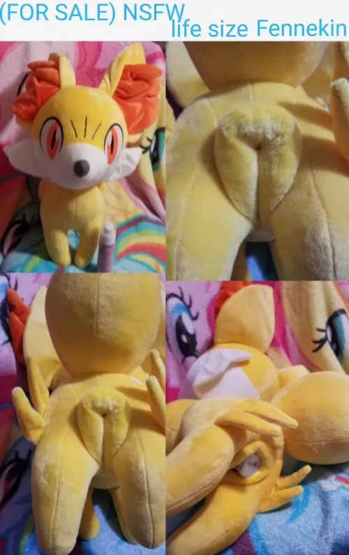 (FOR SALE) NSFW fuckable life size female Pokemon Fennekin with useable canine pussy/cookie [F]