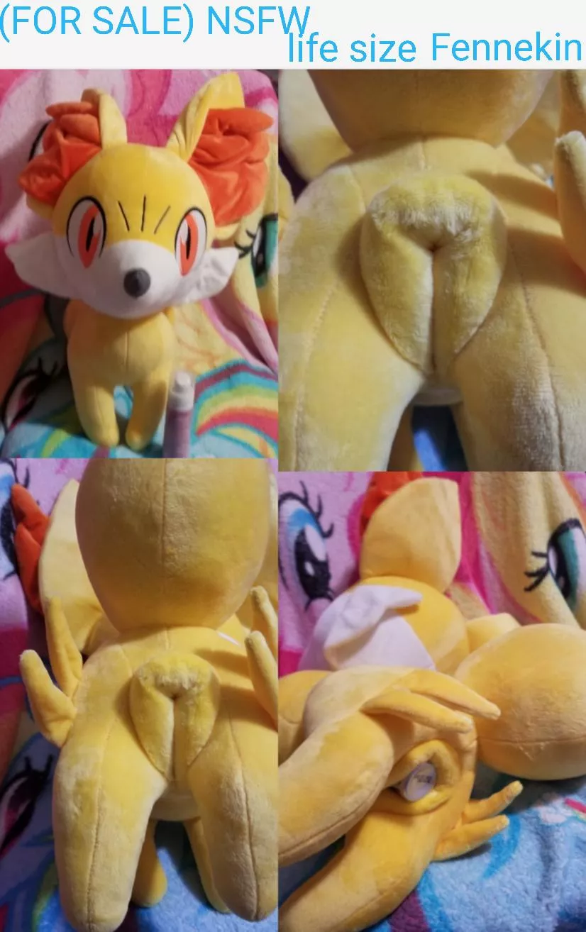 (FOR SALE) NSFW fuckable life size female Pokemon Fennekin with useable canine pussy/cookie [F]