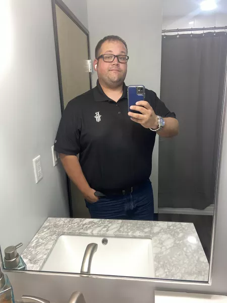 For the first time in a long time I can tuck in my shirt and see my belt. 35+ lbs down!!