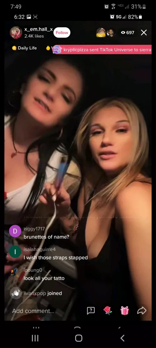 Forgot to post this one, these 2 are always live and slipping constant