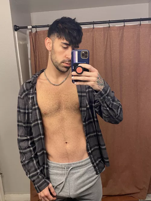 Forgot to wear underwear..