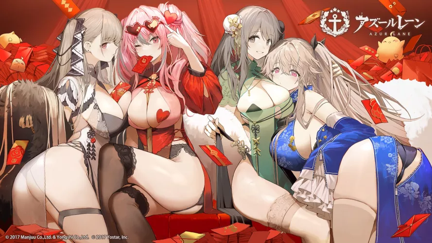 Formidable, Bremerton, Charybdis, and Anchorage - Azur Lane