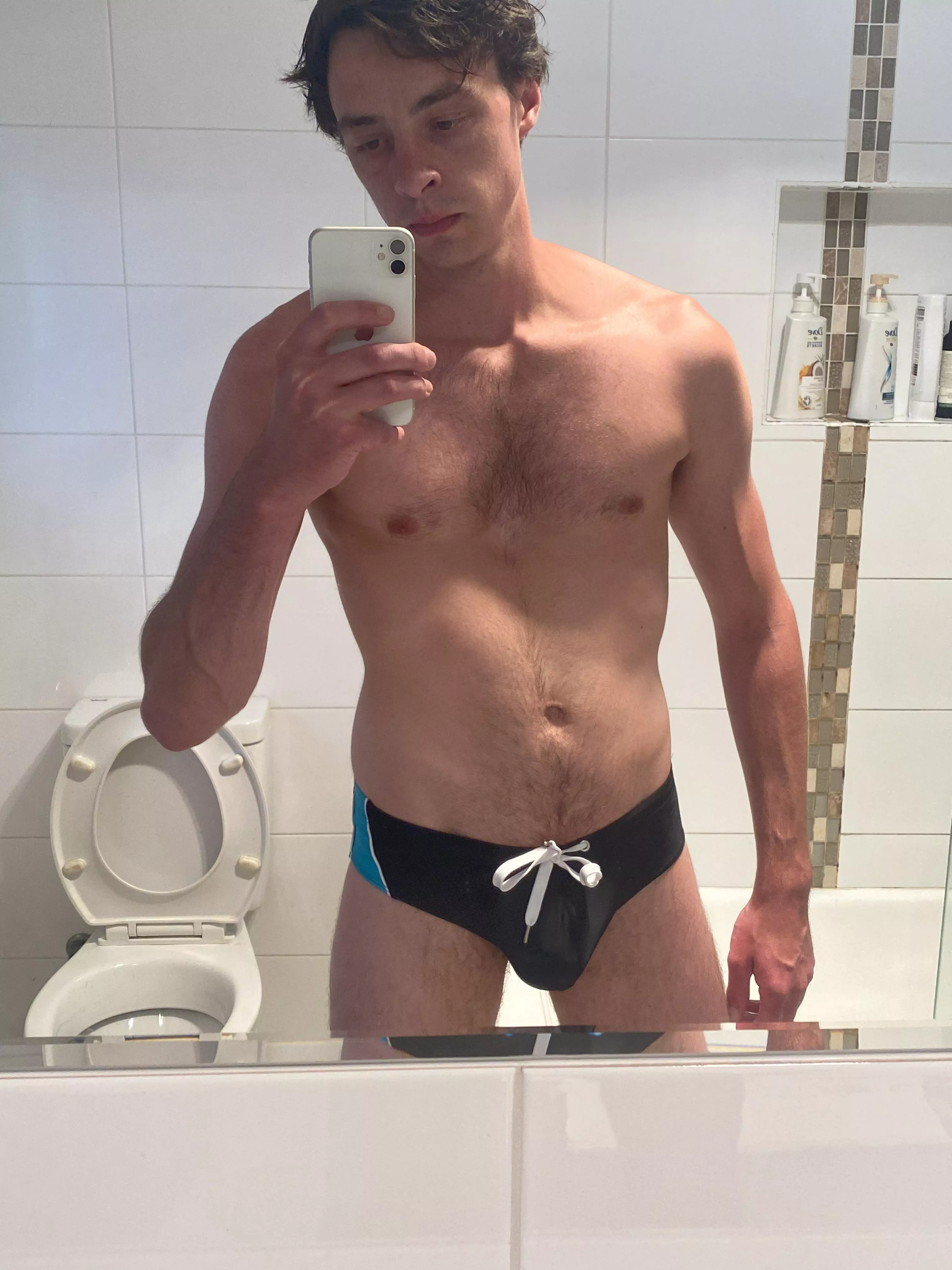 Found my first ever speedo pair in the back of my closet last weekend - logos worn off but they still fit! Found my first ever speedo pair in the back of my closet last weekend - logos worn off but they still fit!