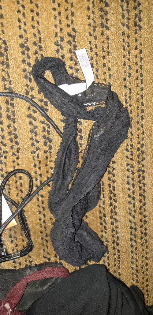 Found these left in a hotel room. If they hadn't smelled so bad I would have wrapped them around my cock to stroke myself