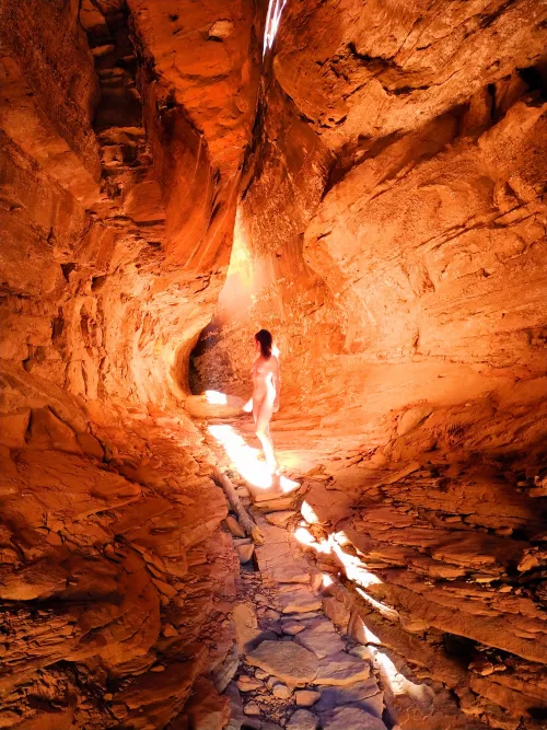 Found this place in Canyonlands. Perfect timing. Had light for 15 minutes.