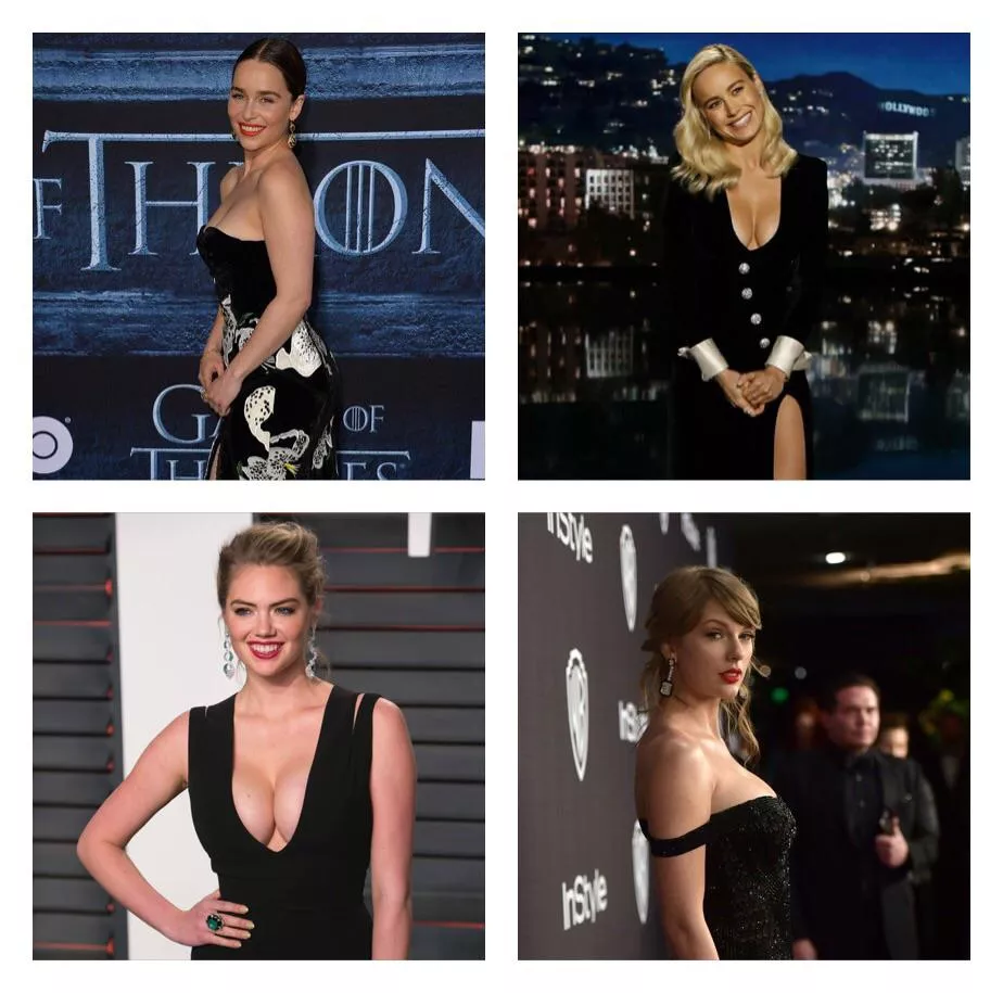 Four of my all time faves, Emilia Clarke, Brie Larson, Kate Upton and Taylor Swift Four of my all time faves, Emilia Clarke, Brie Larson, Kate Upton and Taylor Swift