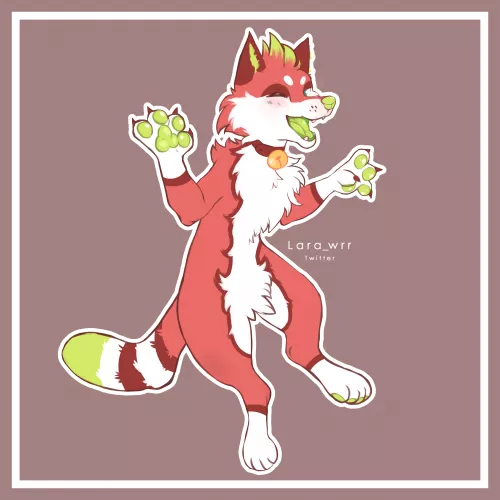 Fox Alvin🌈🌱 [Art by me, Lara_wrr on Twitter]