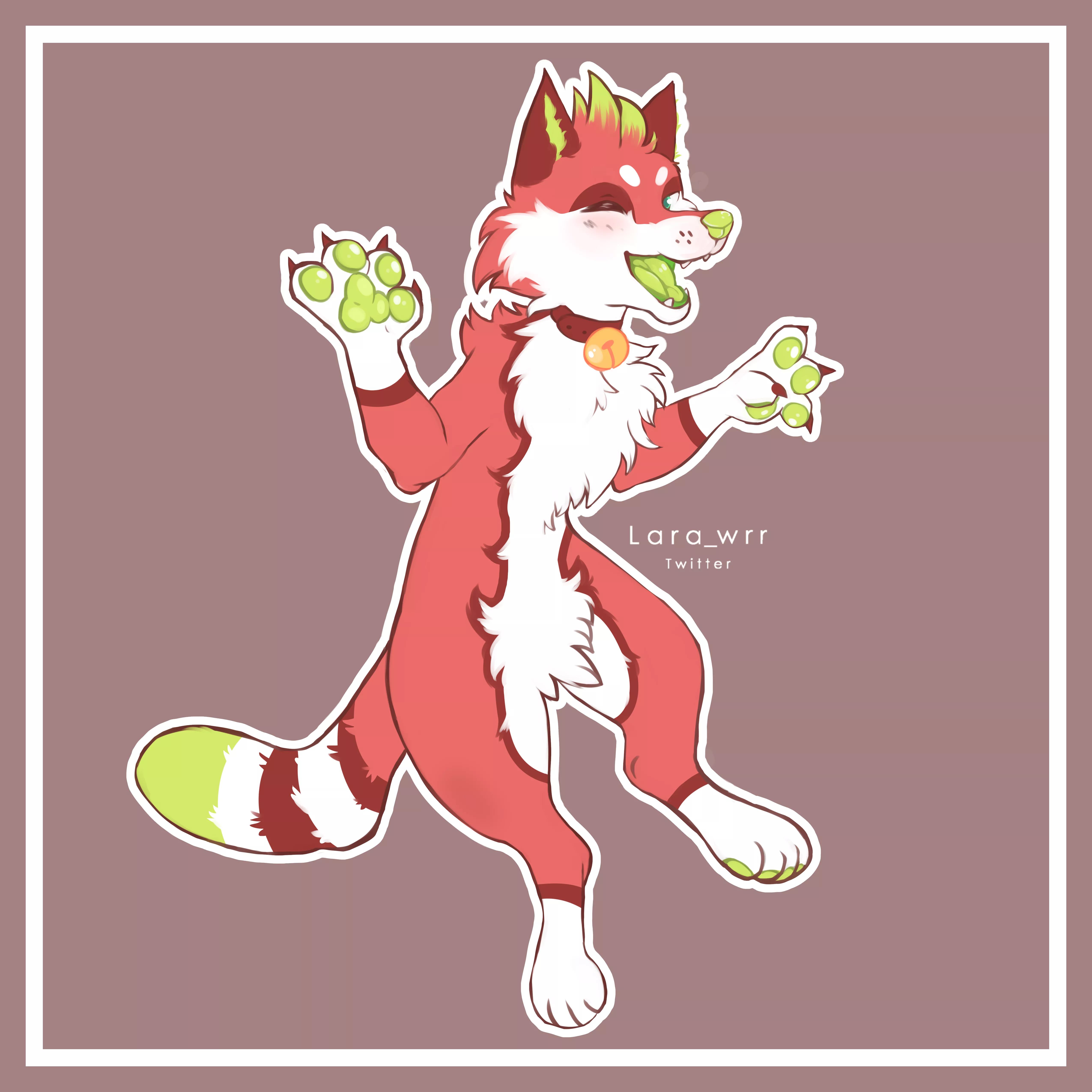 Fox Alvin🌈🌱 [Art by me, Lara_wrr on Twitter]