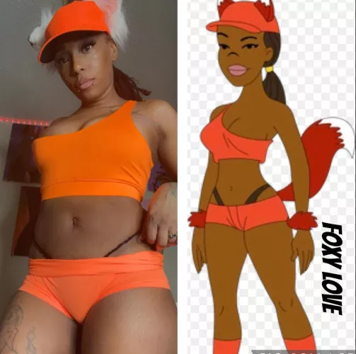 Foxy love from drawn together cosplayer sevenserii