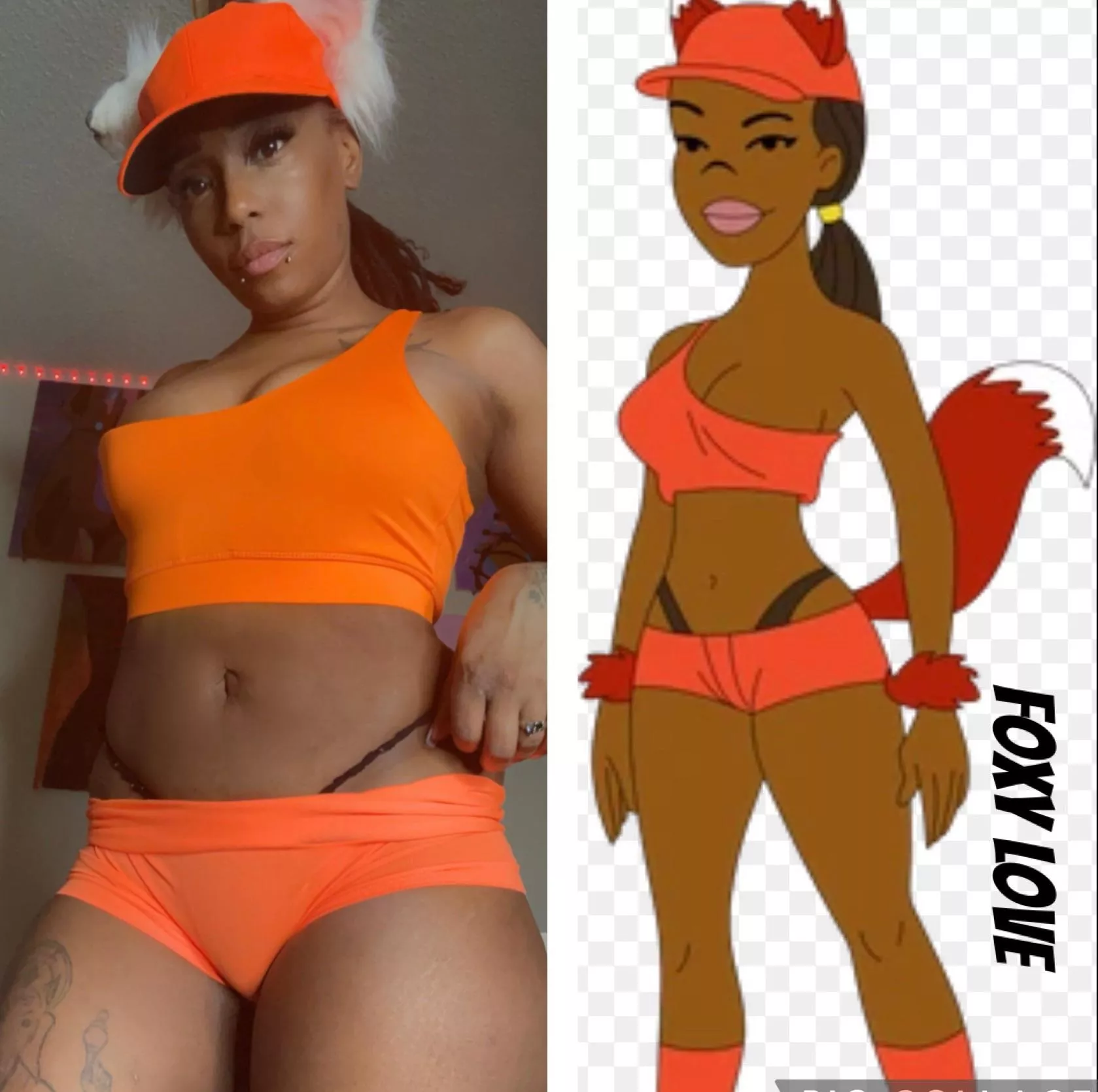 Foxy love from drawn together cosplayer sevenserii