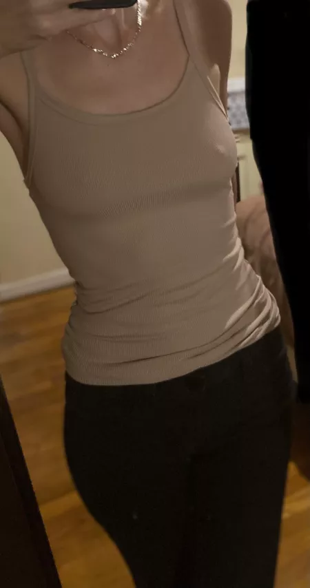 Freedom! Because bras suck …. sometimes.