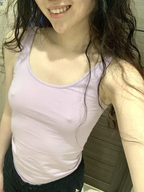 Fresh and cute after shower