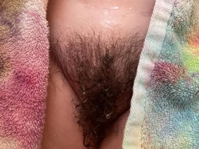 Fresh from the shower