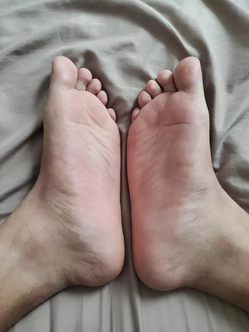 Fresh morning feet