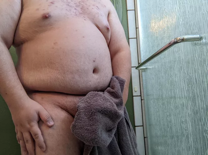 Fresh out of the shower 🚿