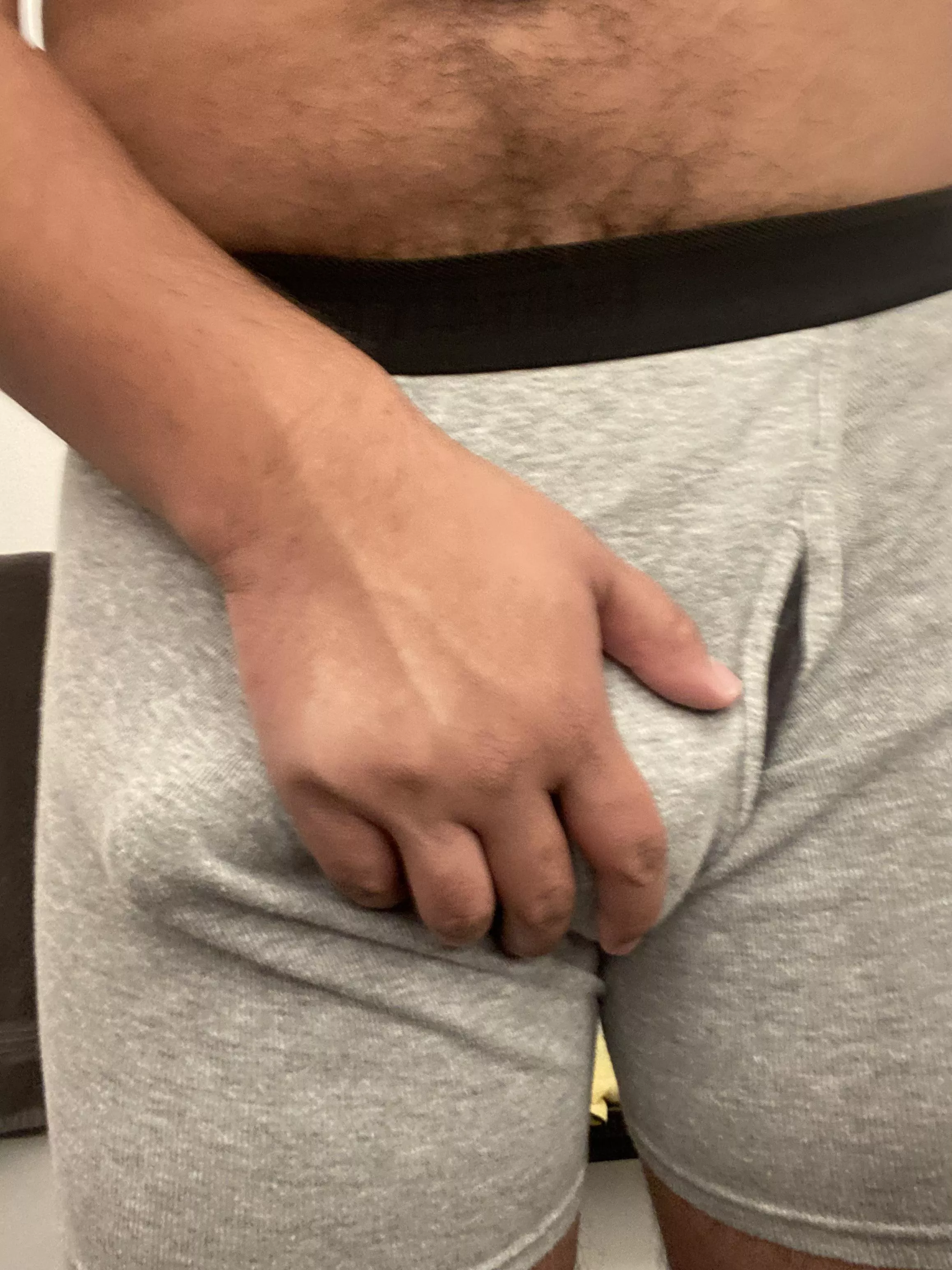 Fresh out the shower ready to get dirty 😏