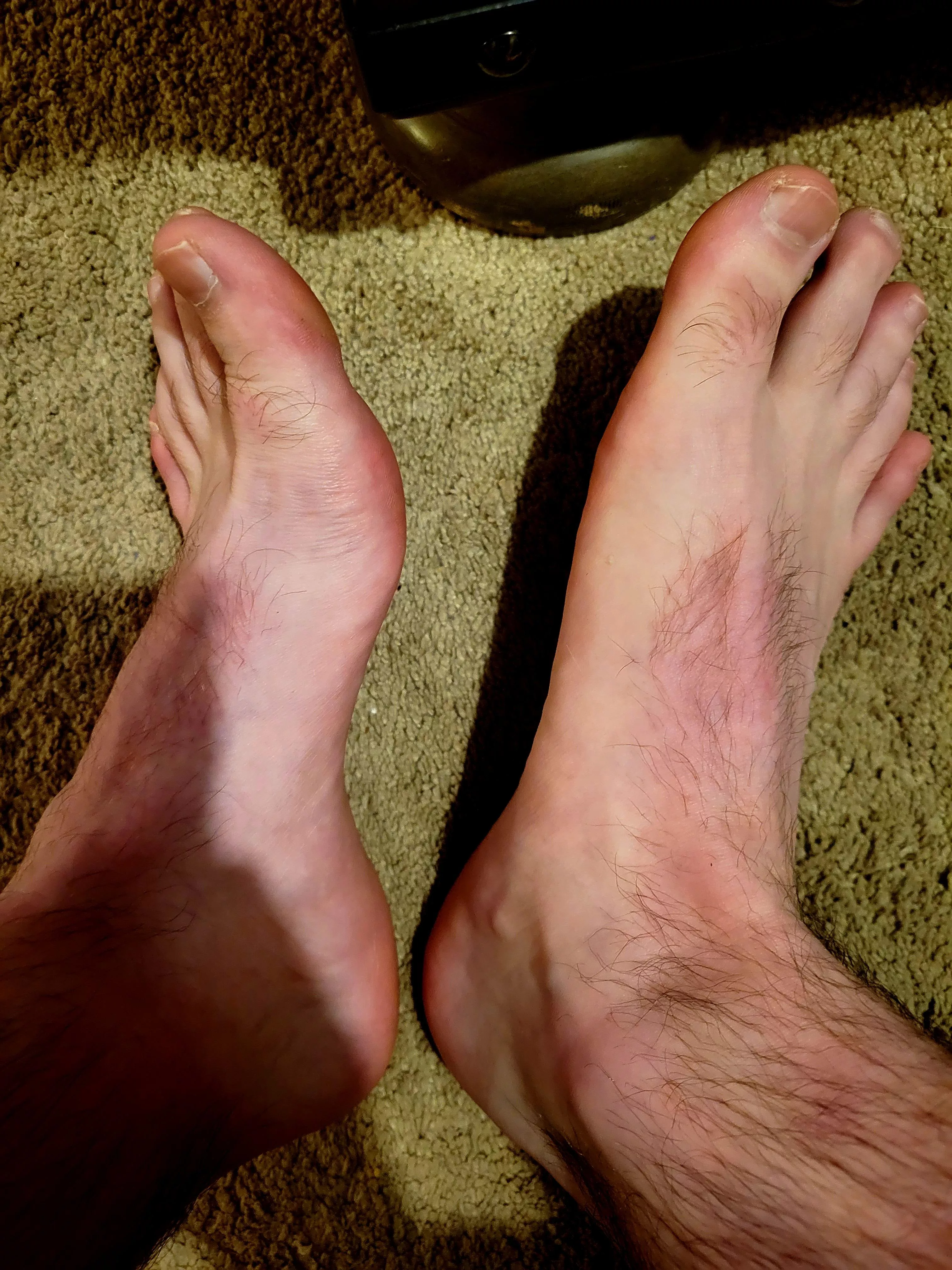 Freshly washed and moisturized