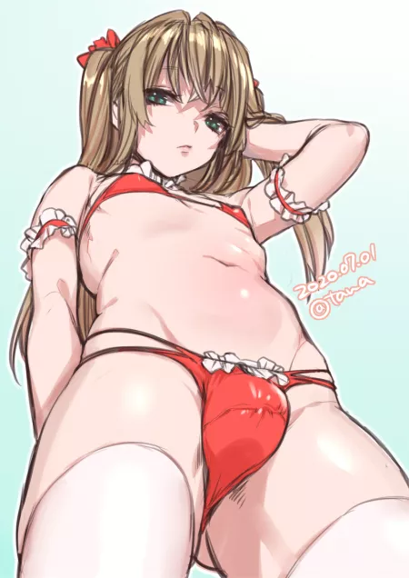 Frilled Bikini From Below (Tawapo) [Original]