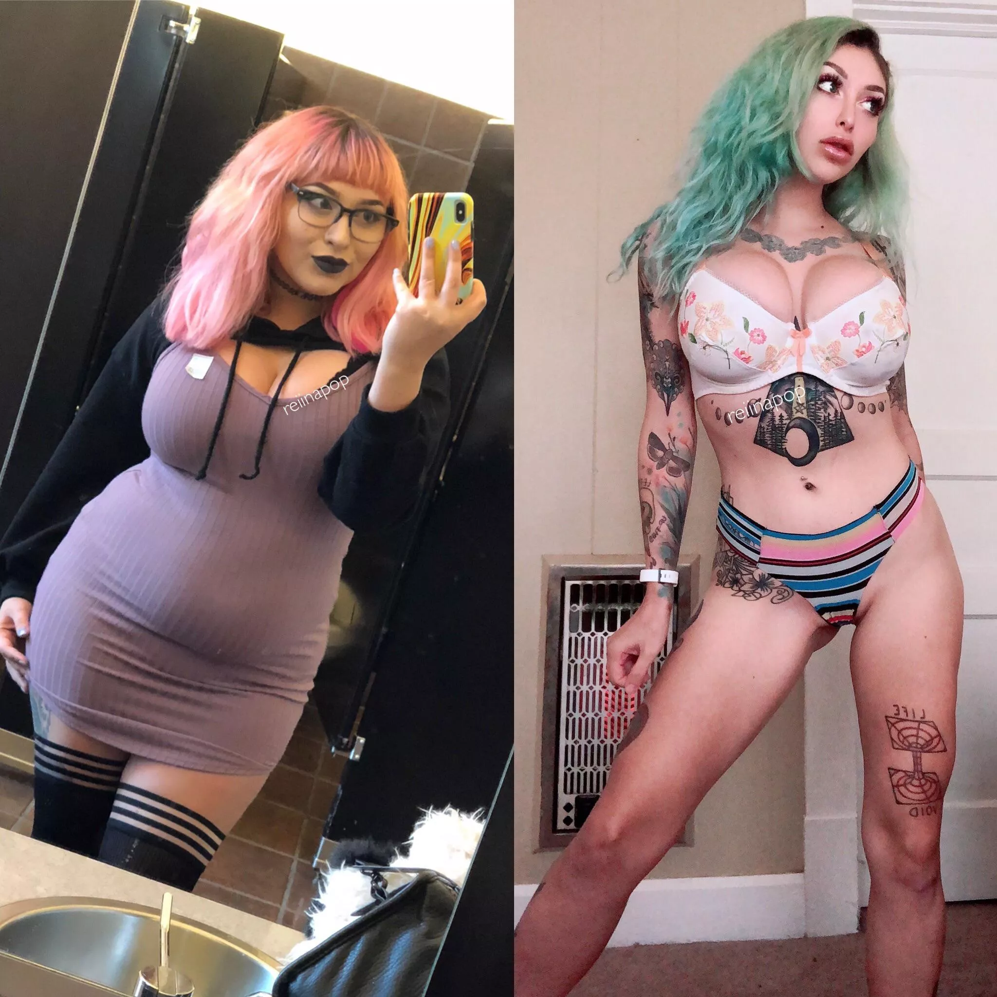 from chubby nred to airhaed bimbo