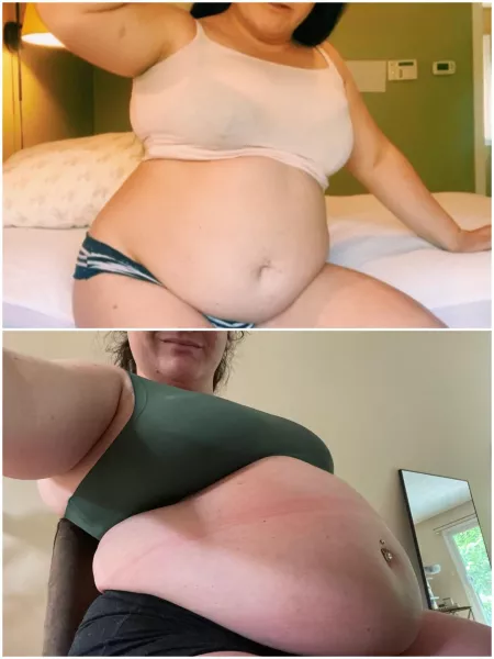 From my early gain days till now. Look at how big that gut has grown šš