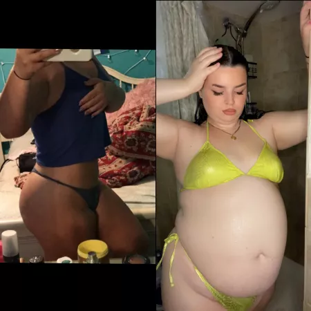 From thin to oh my god I can barely fit into my shower stall 🐷🥵
