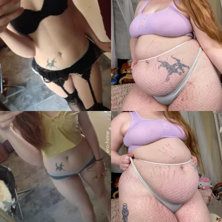 From toned to tubby π