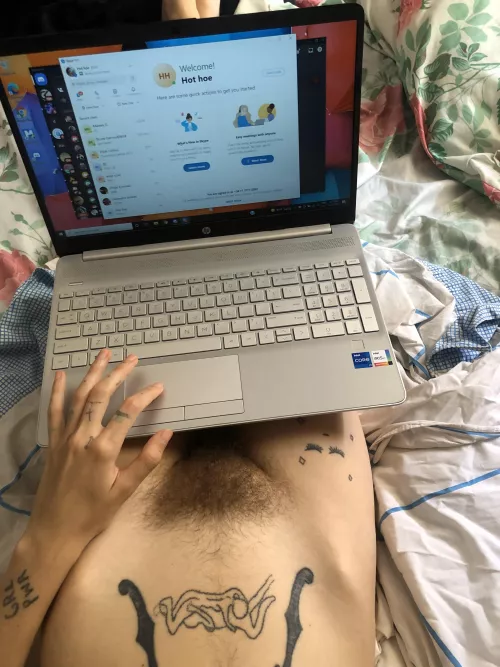 Full bush in skype waiting for you