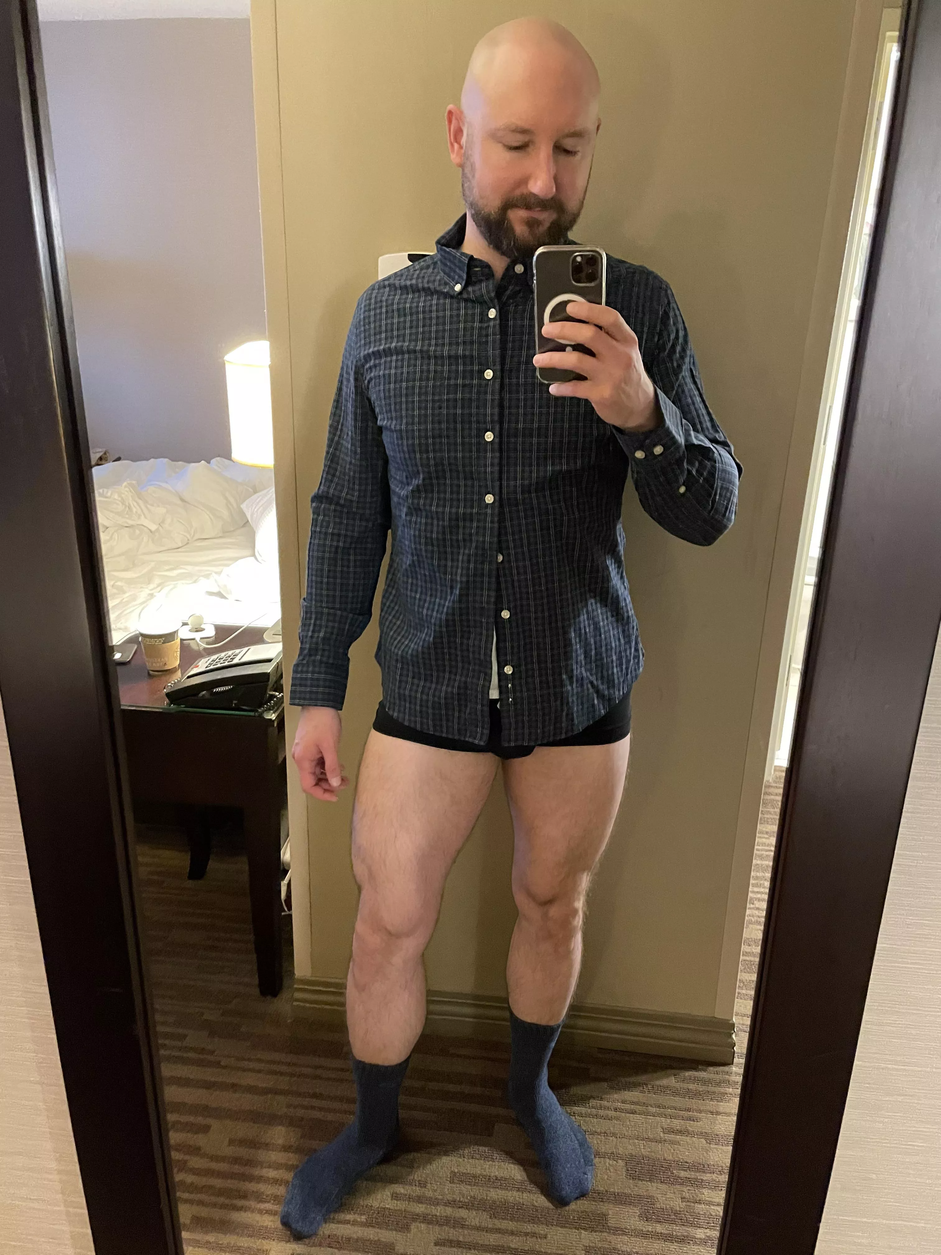 Full length mirrors are all always an upside of hotels