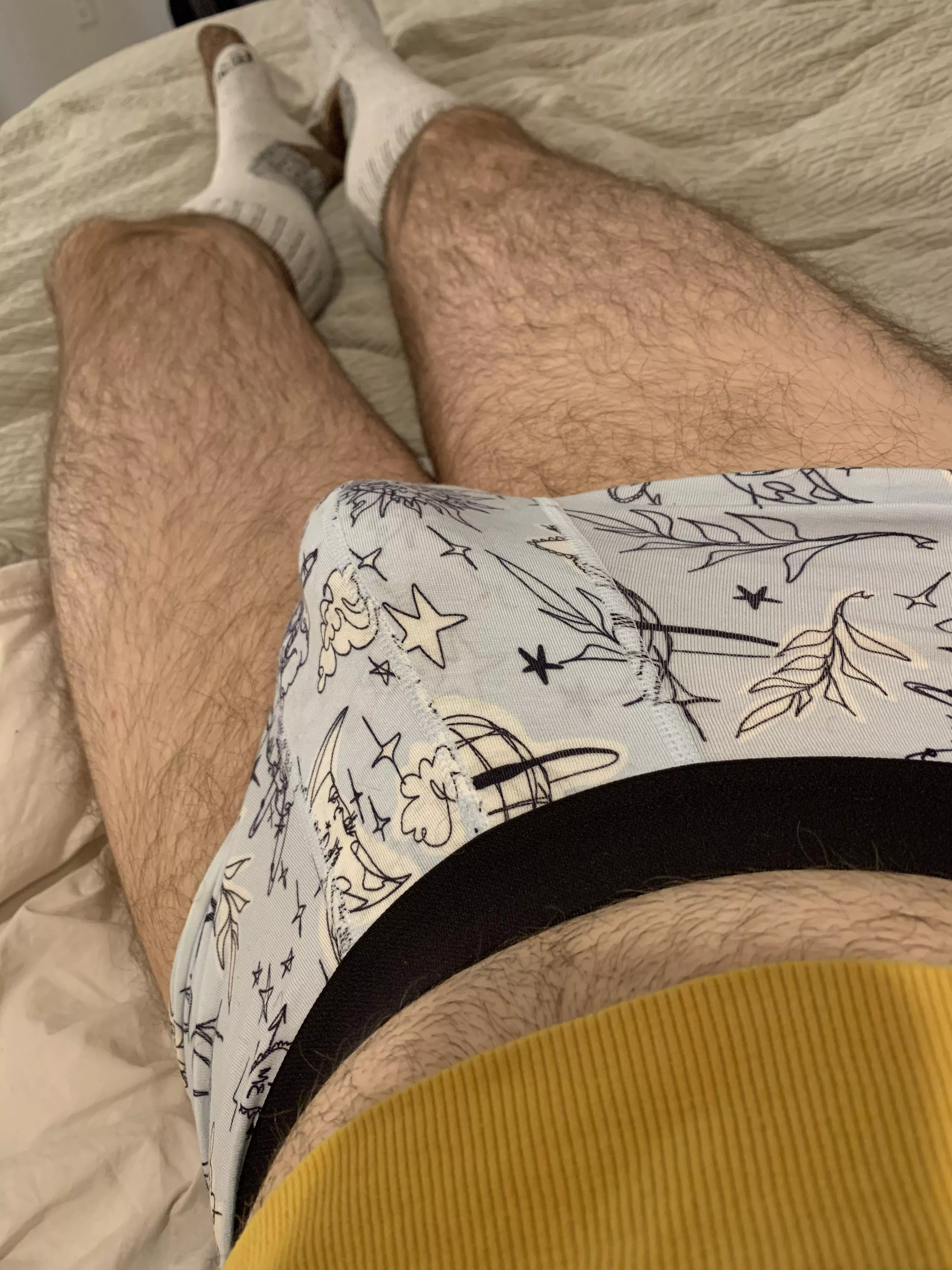 Fun trunks at bed time
