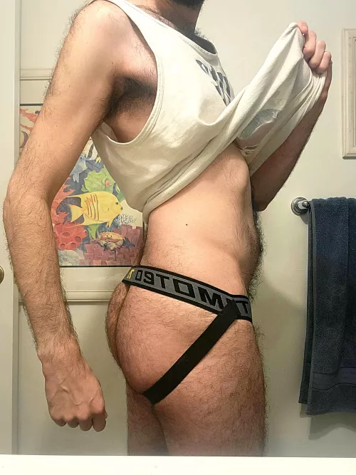Furry butts in jocks 👌