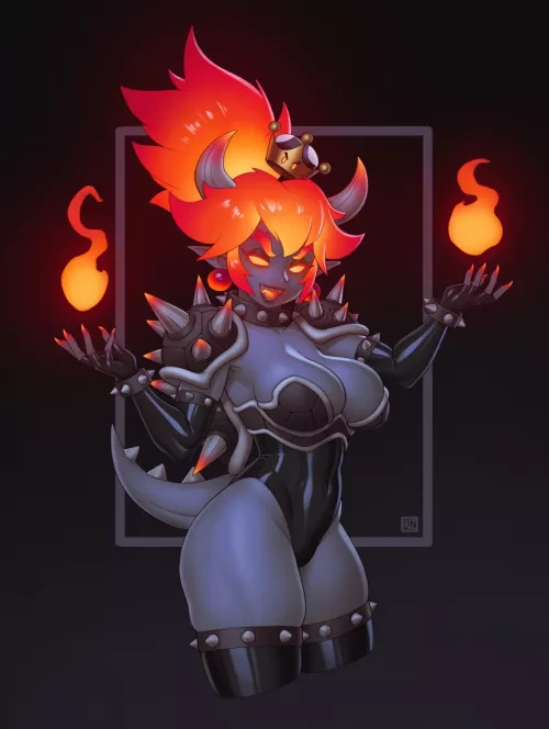 Fury Bowsette is FIRE!