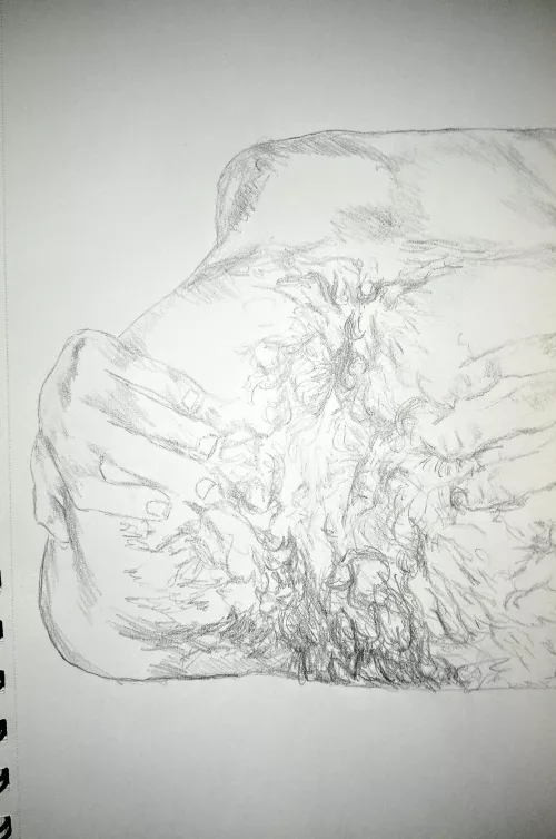 Fuzzy Man Spread (oc)[LuckyDominik]