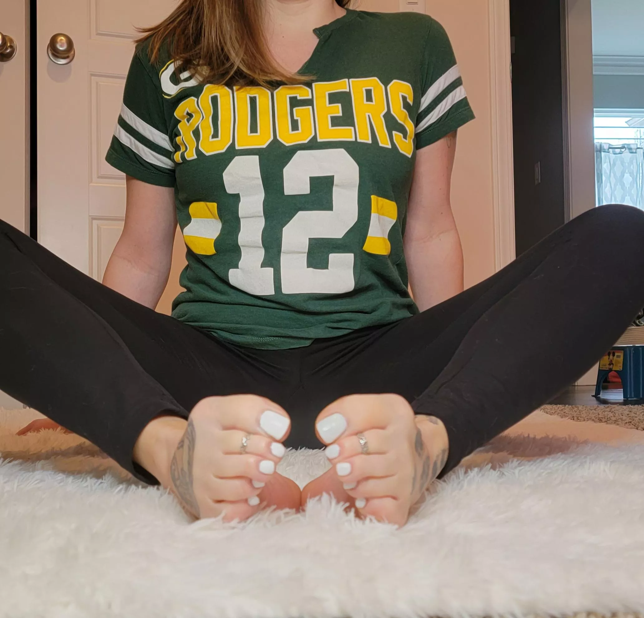 game day toes 🧀