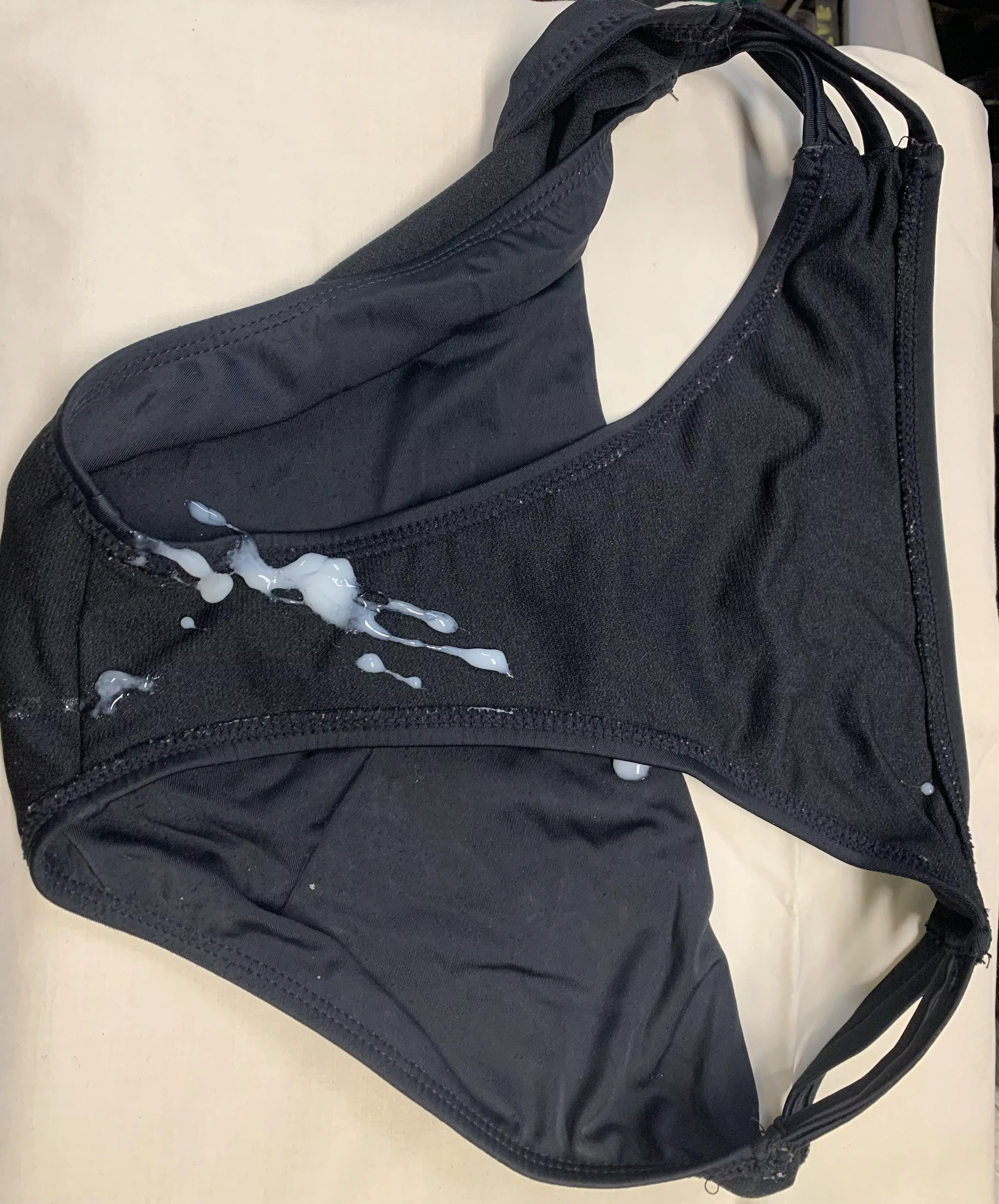 Gave my step daughter’s panties a nice load. Love to trade her pics. Gave my step daughter’s panties a nice load. Love to trade her pics.