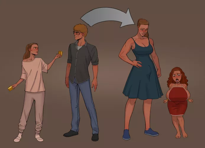 Genie's Bracelets by CastleDolphyn (MTF/TG, Attribute Theft)