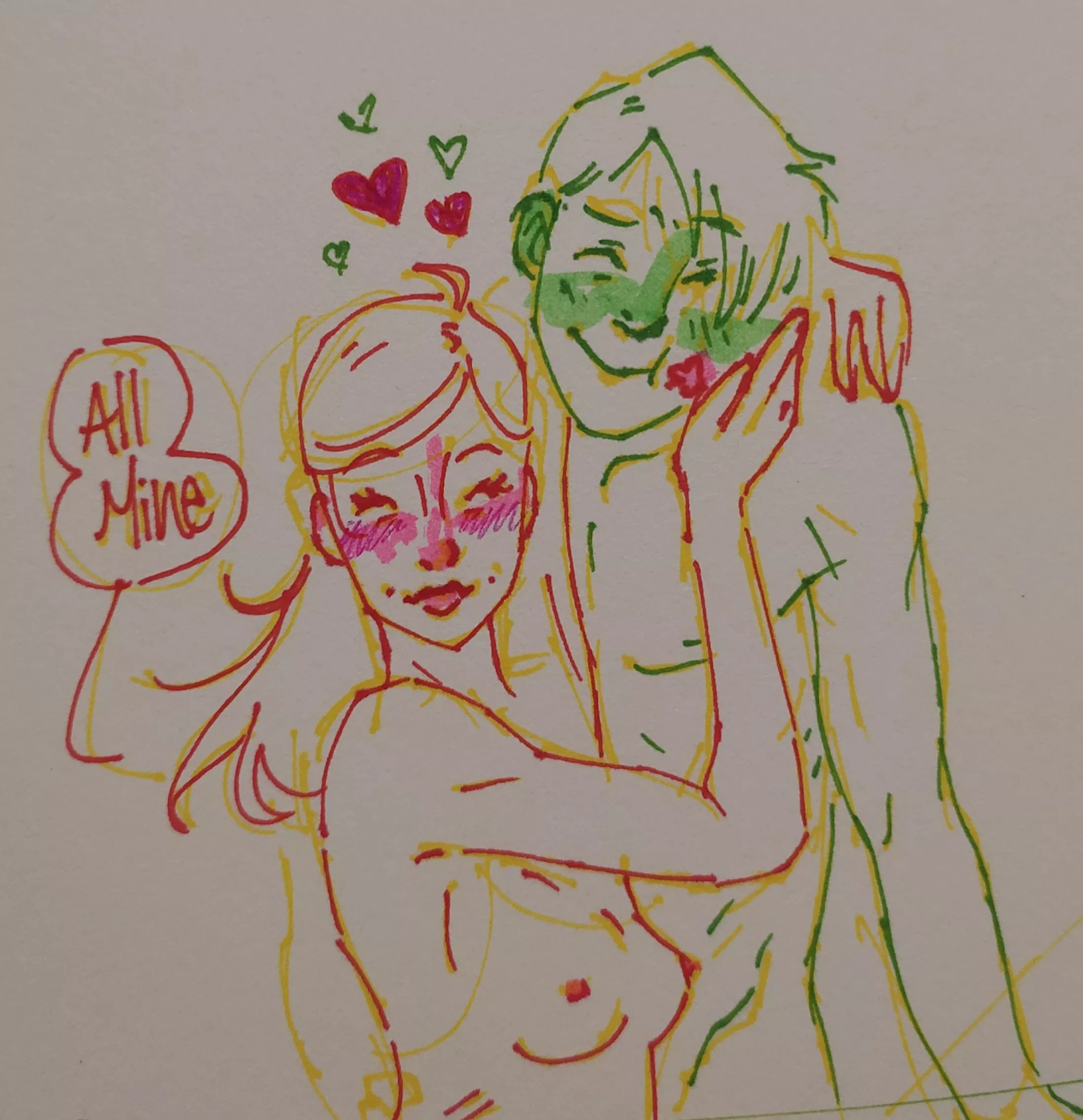 Gentle possessiveness?