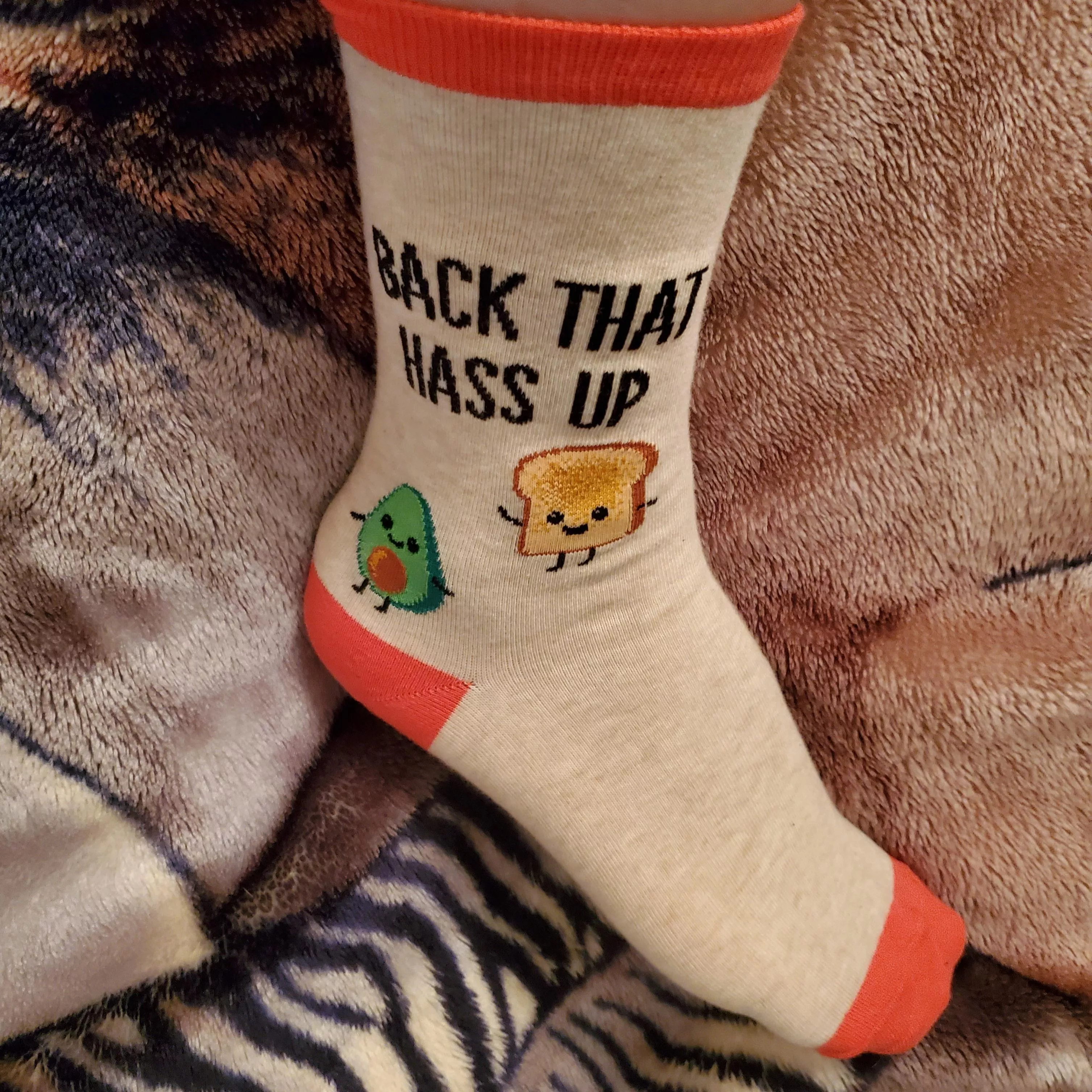 Get to wear my new sockies today