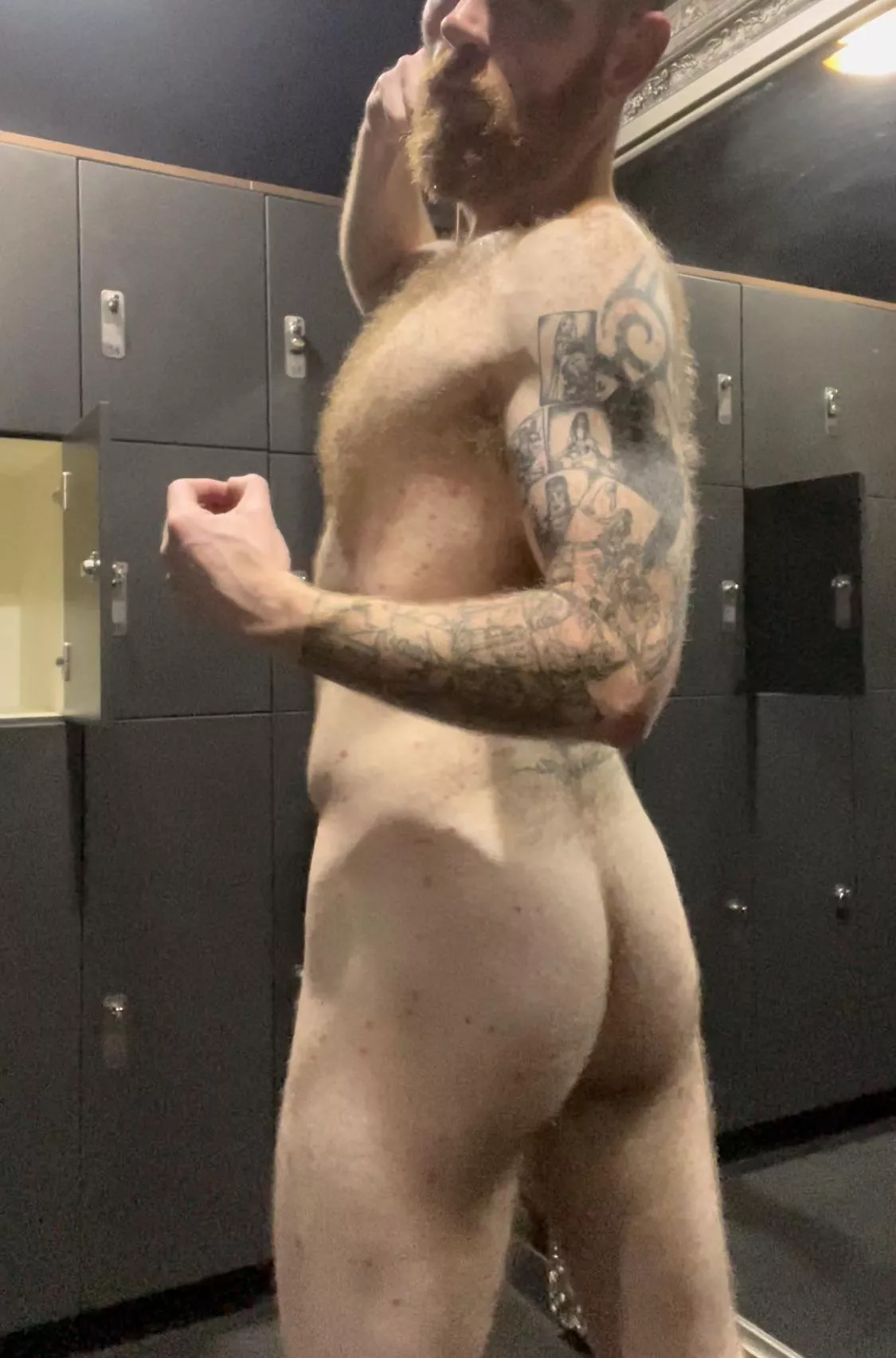 Getting Cheeky in the changing room. 😜