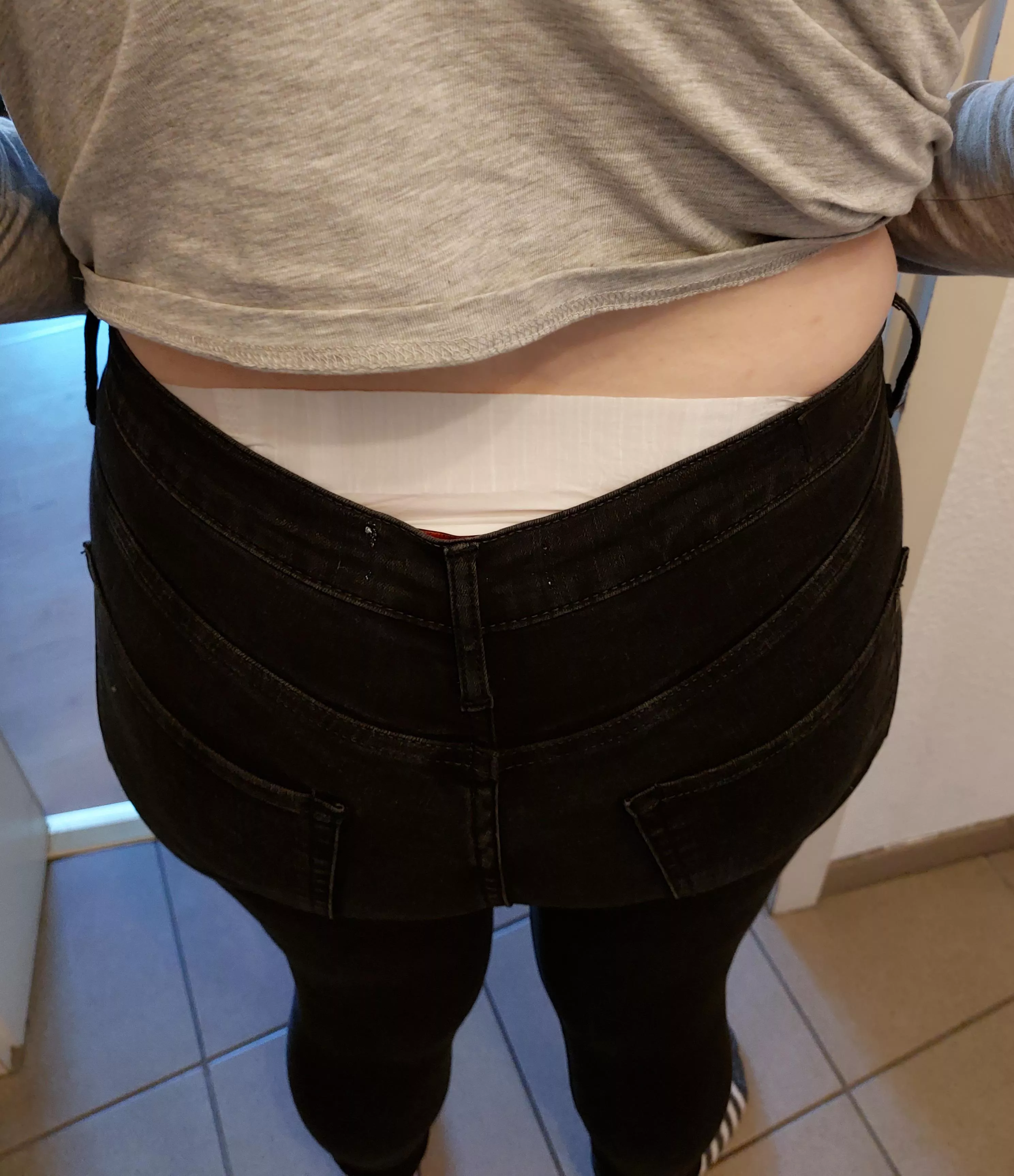 Getting dressed for the Christmas celebration 😋