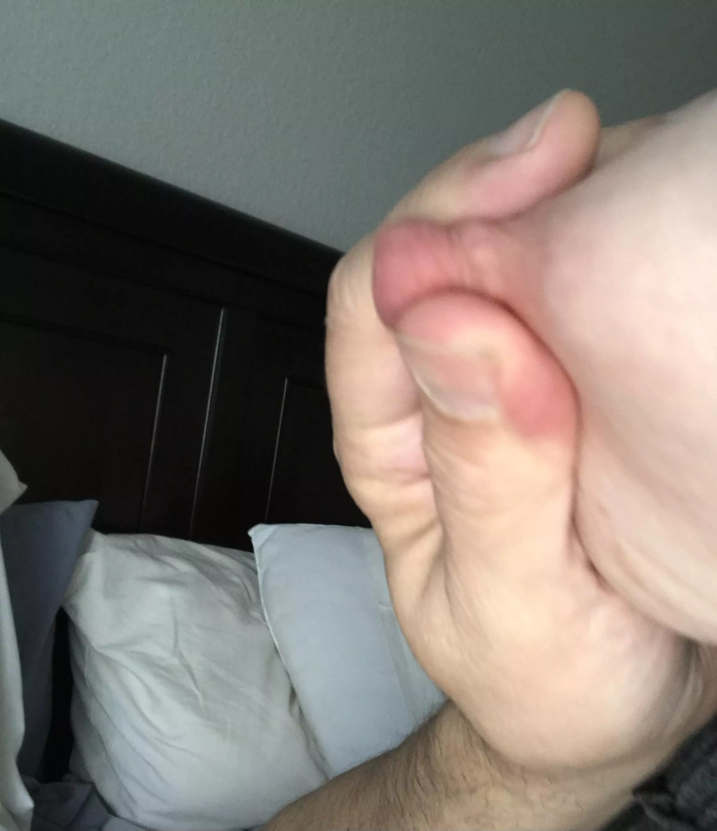 Getting my big nipple pinched!