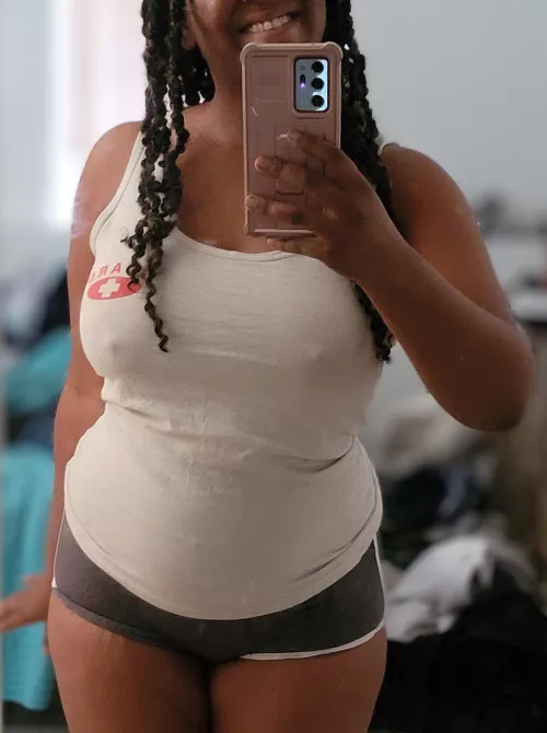 Getting ready to workout with my hubby ❤💪🏾